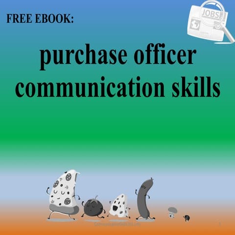 Purchase officer communication skills pdf