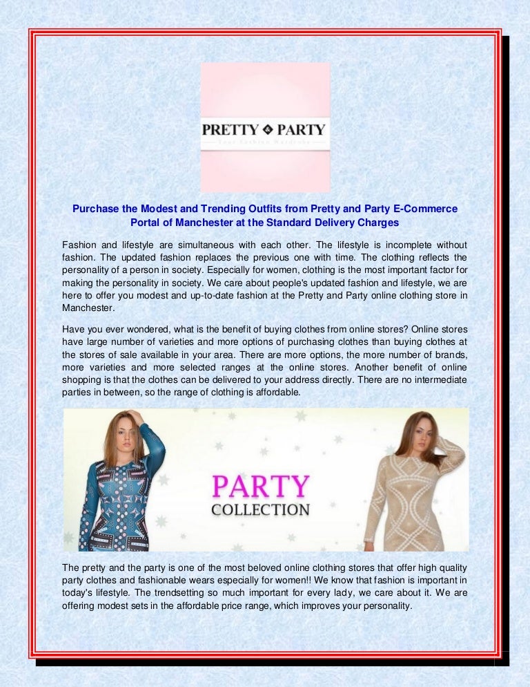 party clothing stores