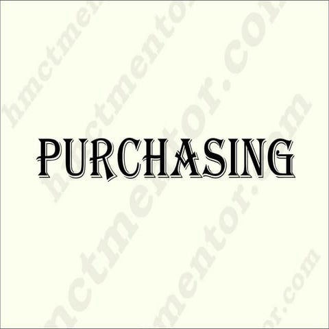 Purchasing