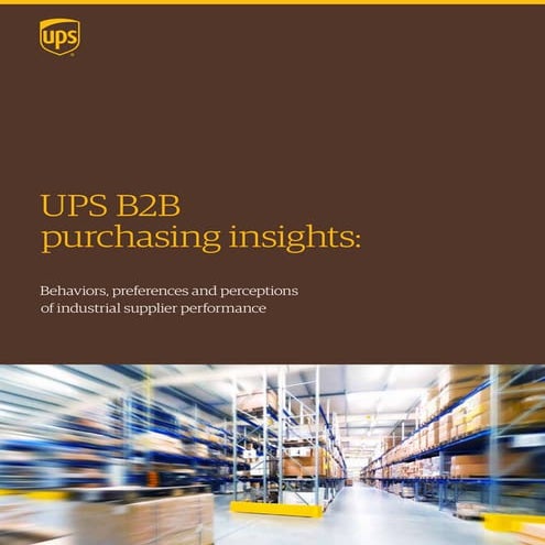 Purchasing insights