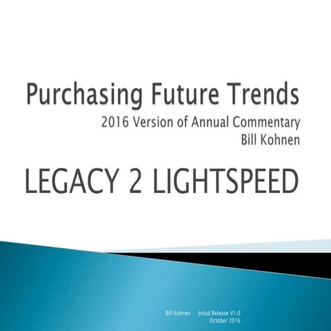 Purchasing Future Trends 2016 