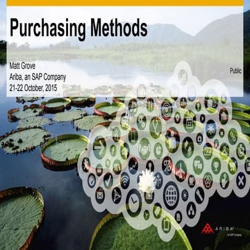 Purchasing Methods