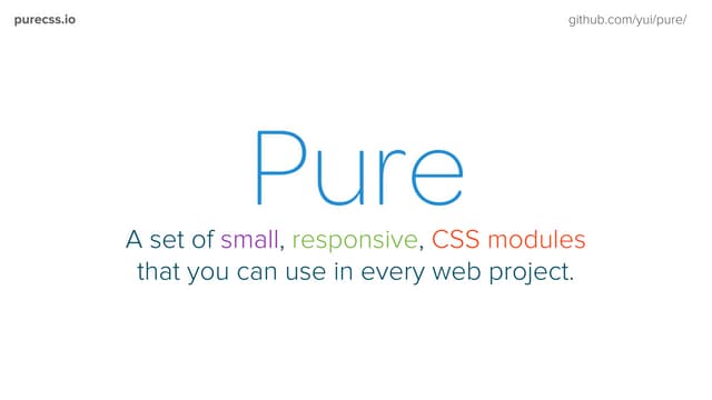Pure CSS | PPT