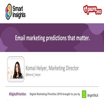 Email marketing predictions that matter!