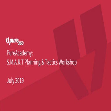 PureAcademy Brighton - SMART Planning Workshop