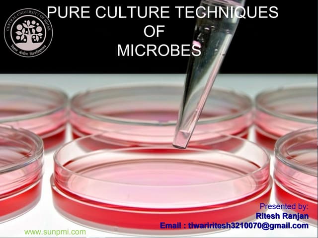 Pure culture technic