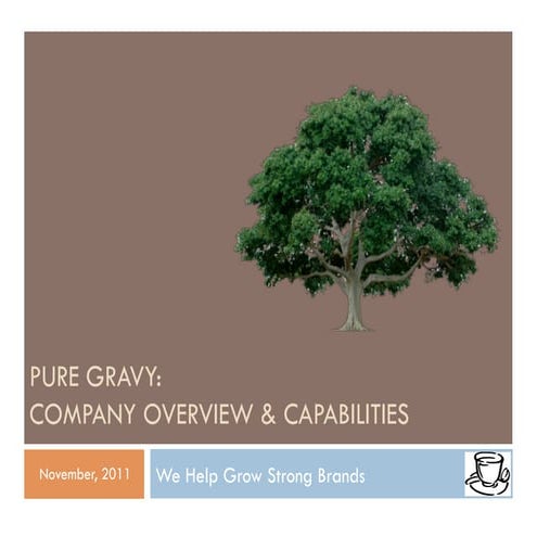 Pure gravy capabilities february 2012