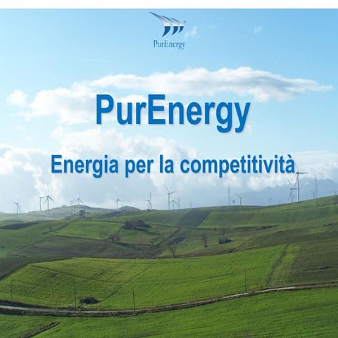 PurEnergy S.p.A. - Profilo aziendale | PDF