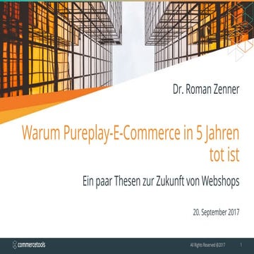 Warum Pureplay-E-Commerce in 5 Jahren tot ist