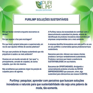 Purilimp portfólio   móveis ecológicos