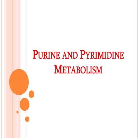 Purine and Pyrimidine Metabolism.pptx
