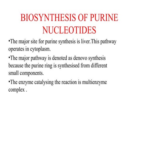 Purine Metabolism & Disorders.ppt by Dr Prashant