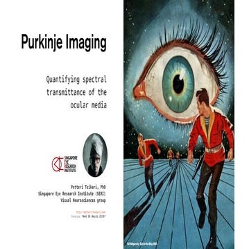 Purkinje imaging for crystalline lens density measurement