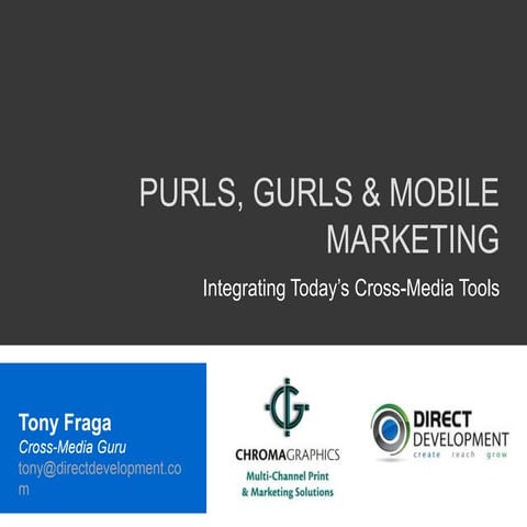 PURLs, GURLs & Mobile Marketing (Planet Success 2013)