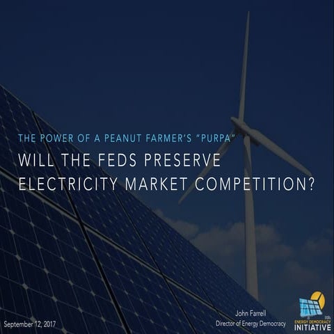 Will the Feds Preserve Electricity Market Competition?
