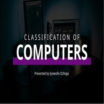 Types of computer | PPTX