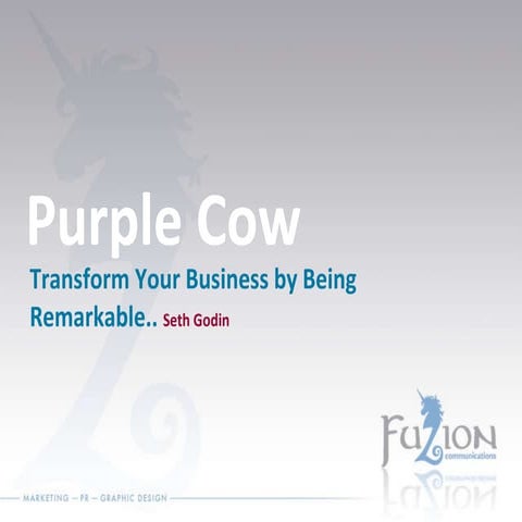 Purple Cow PR Course
