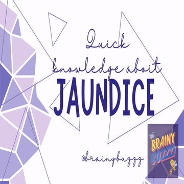 Understanding Jaundice "yellow alert"! !