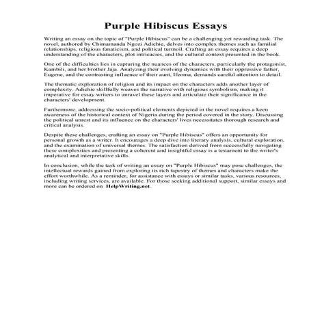 Purple Hibiscus Essays.pdf