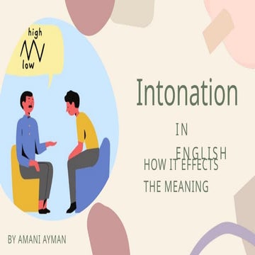 How Intonation in English Affects Meaning | PPTX