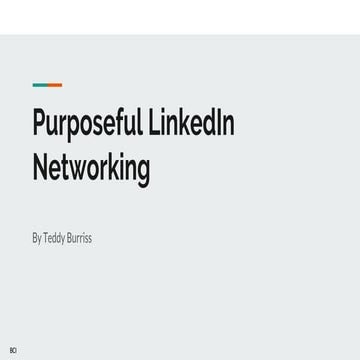 Purposeful LinkedIn Networking for Business