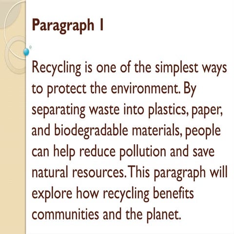 Identify the Purpose of a Paragraph.pptx