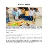 Activities of NGO | PDF