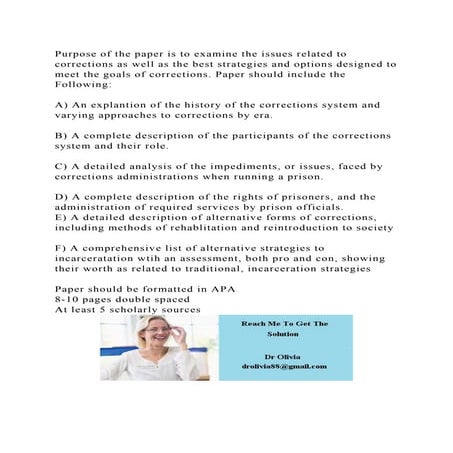 Purpose of the paper is to examine the issues related to corrections.docx