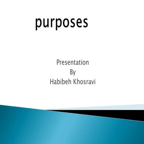 Purposes(skopos theory)