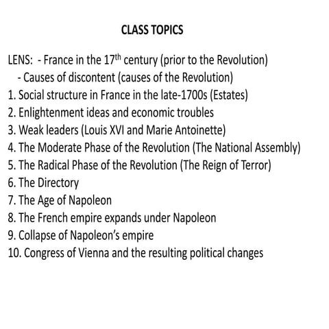 World History Presentation