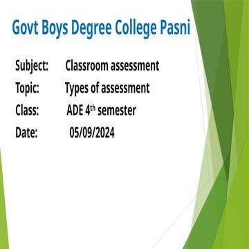 It is all about purposes_types of assessment.pptx