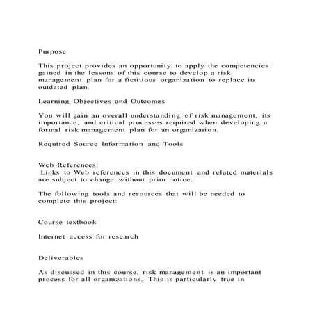 PurposeThis project provides an opportunity to apply the com