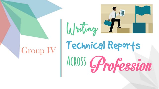 Writing Technical Reports Across Profession