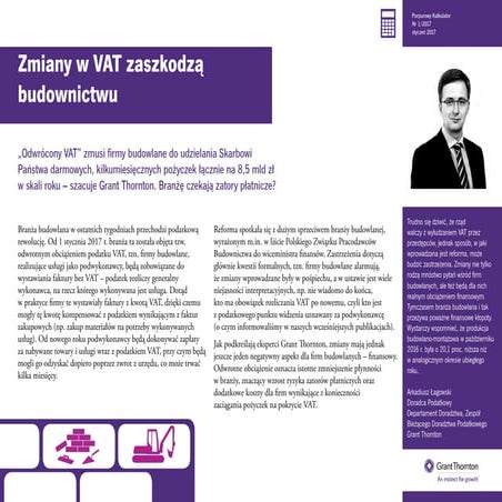 Zmiany w VAT zaszkodzą budownictwu