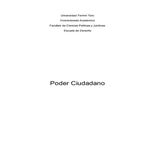 Poder Ciudadano