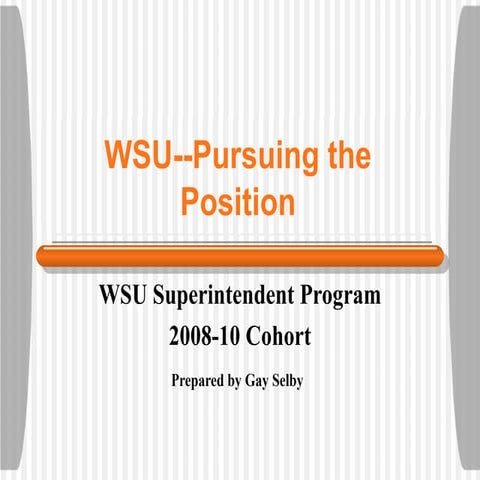 Pursuing The Position Final