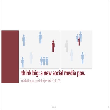 Pursuit Think Big A New Social Pov1032009