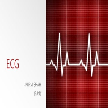 Purvi shah ecg ppt