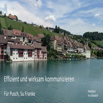 Effizient und wirksam kommunizieren - Gemeinden in Social Media