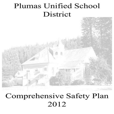 PUSD safety plan cover