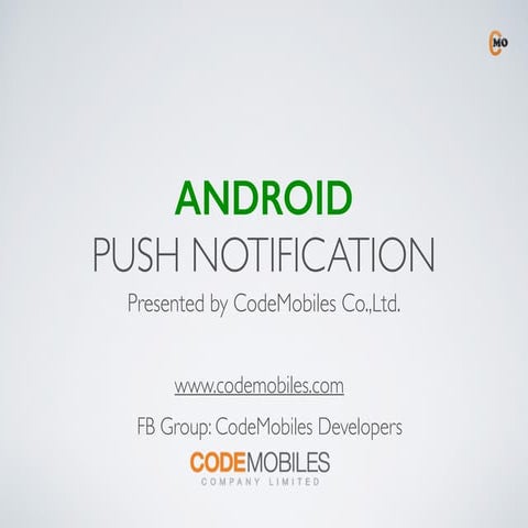 Basic Android Push Notification | PDF