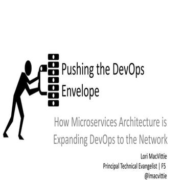 Pushing the DevOps envelope into the network with microservices