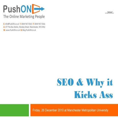 SEO & Why it kicks Ass