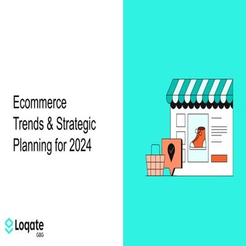 eCommerce Trends and Strategic Planning for 2024