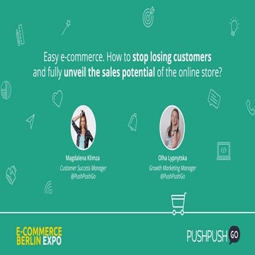 Easy e-commerce. How to stop losing customers and fully unveil the sales pote...