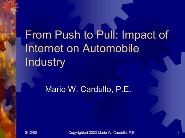 Push to pull