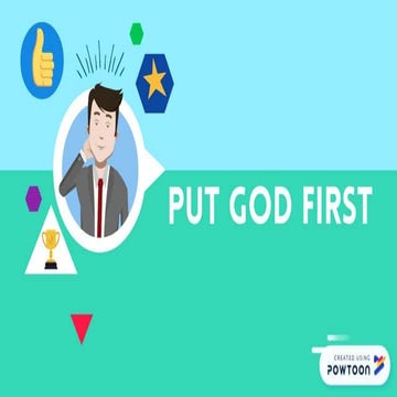 Put GOD First | PPTX