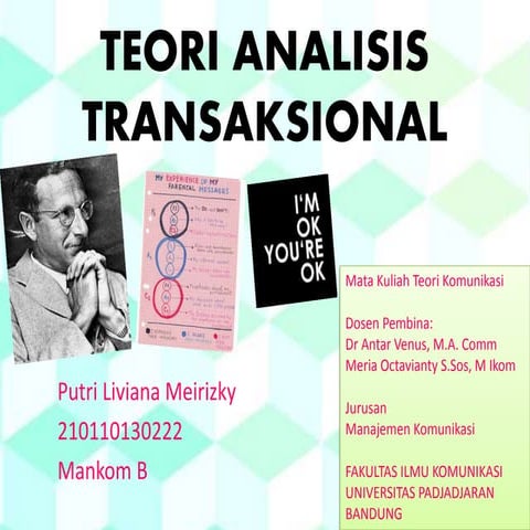 Analysis Transactional Theory