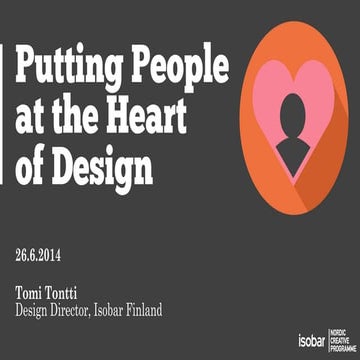 Putting people at the heart of design: introduction to user-centered ...