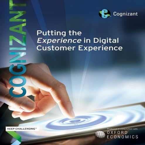 Putting the Experience in Digital Customer Experience
